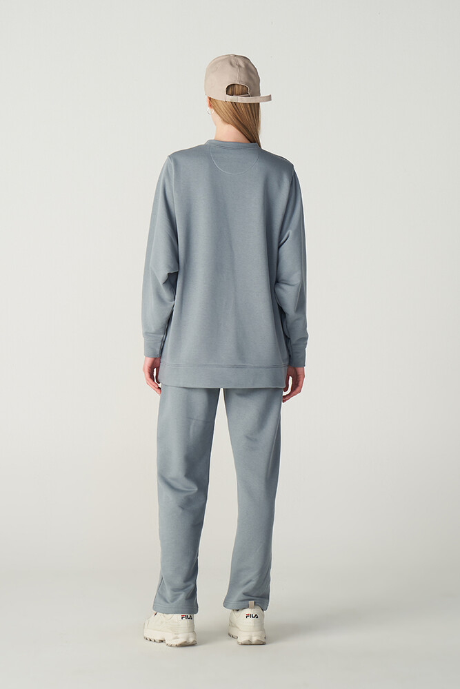 AÇIK MAVİ BASIC SWEATSHIRT - Thumbnail