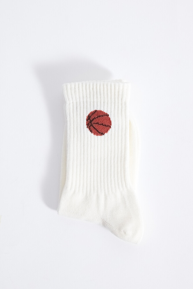BASKETBOL LOGOLU ÇORAP - Thumbnail
