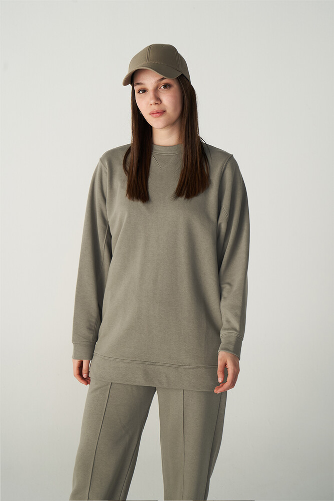 ÇAĞLA BASIC SWEATSHIRT - Thumbnail