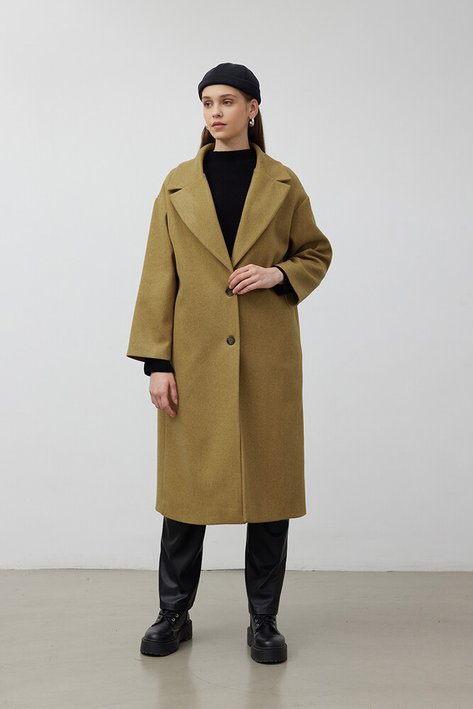 CAMEL OVERSIZE KAŞE KABAN