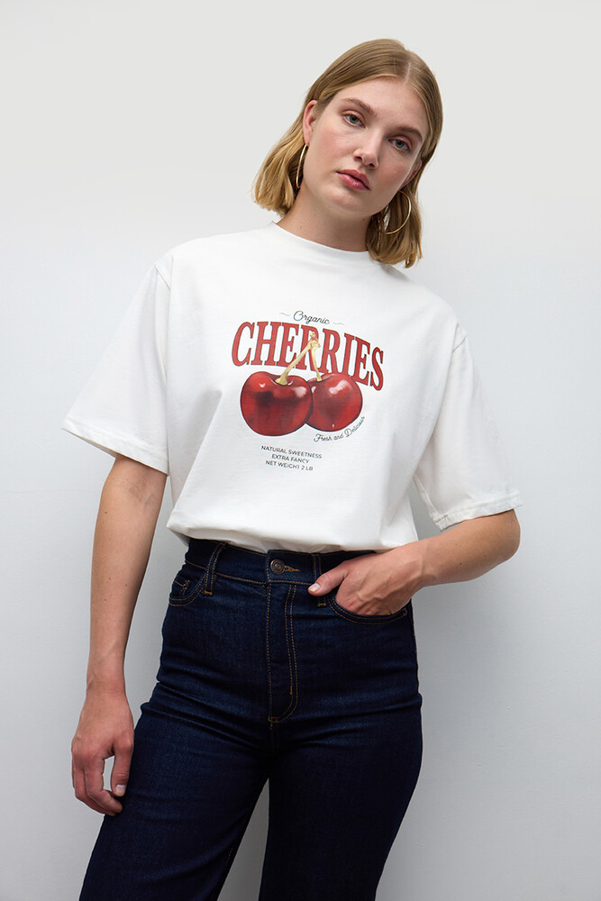 CHERRIES BASKILI T-SHIRT - Thumbnail