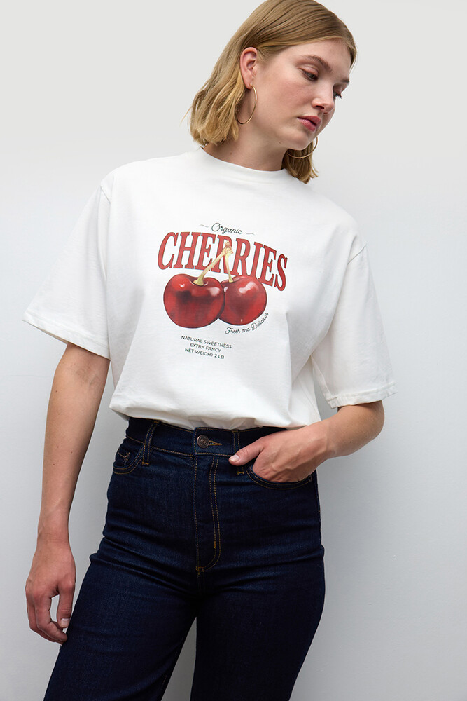 CHERRIES BASKILI T-SHIRT - Thumbnail