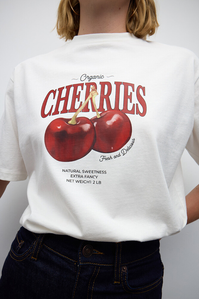 CHERRIES BASKILI T-SHIRT - Thumbnail
