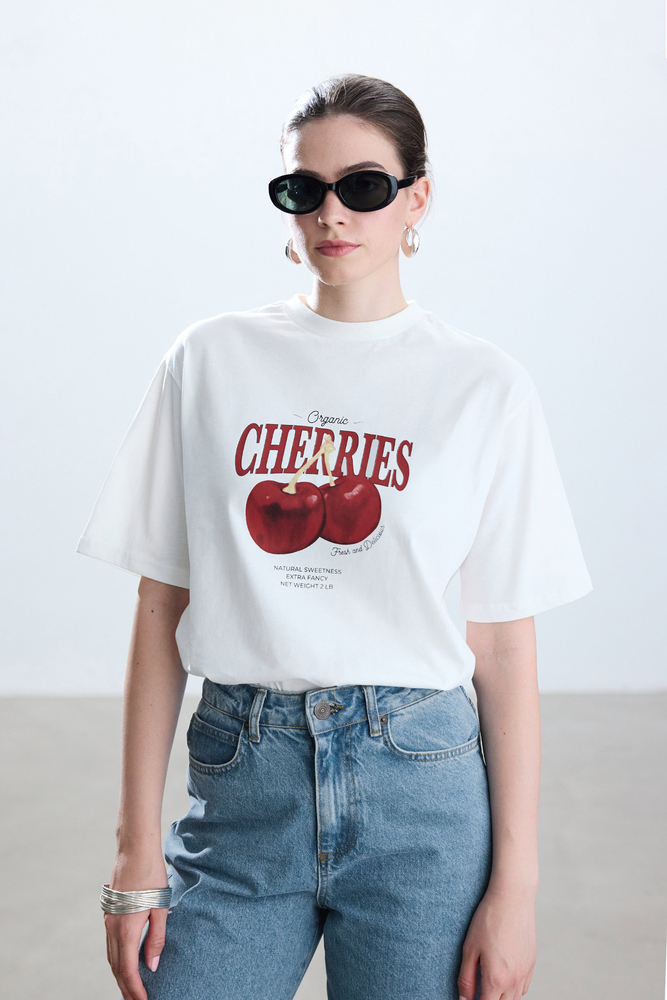 BE BLUE - CHERRIES BASKILI T-SHIRT (1)