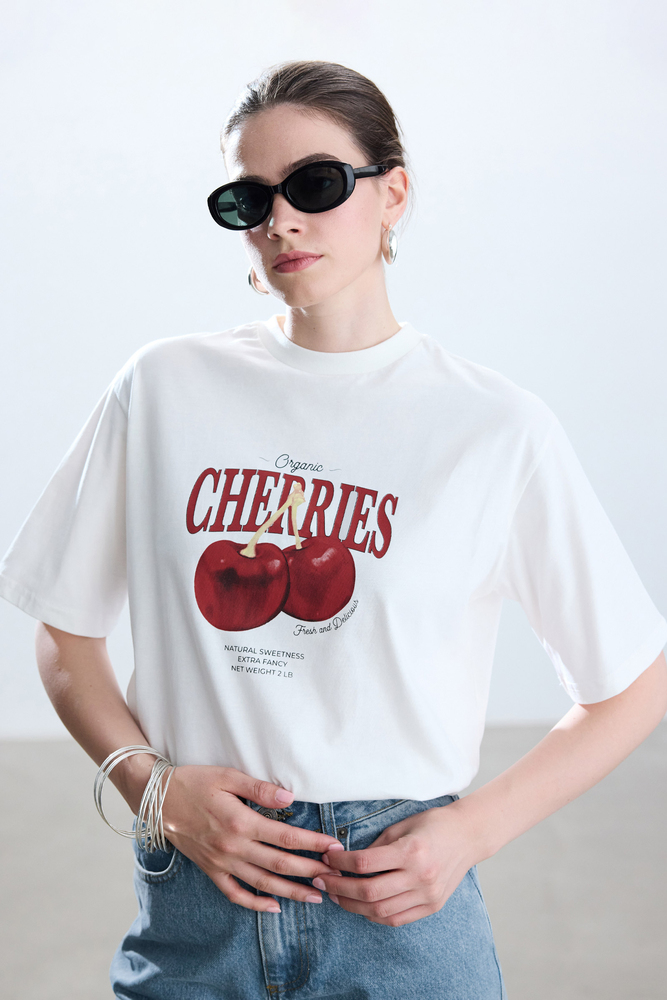CHERRIES BASKILI T-SHIRT - Thumbnail
