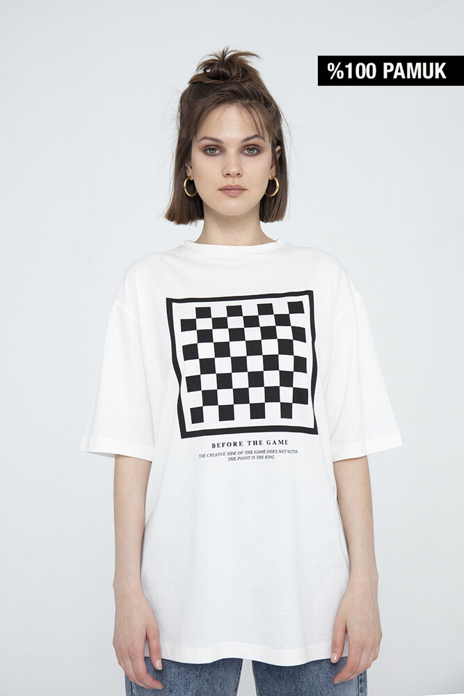 CHESS PAMUKLU T-SHIRT