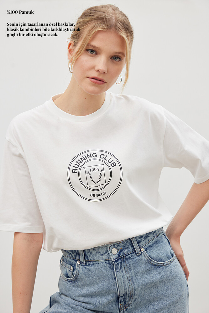 EKRU RUNNING CLUB T-SHIRT - Thumbnail