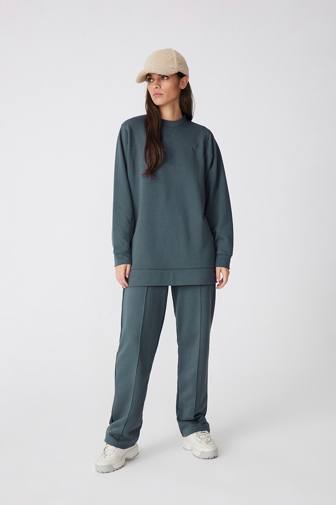 GECE MAVİSİ BASIC SWEATSHIRT - Thumbnail