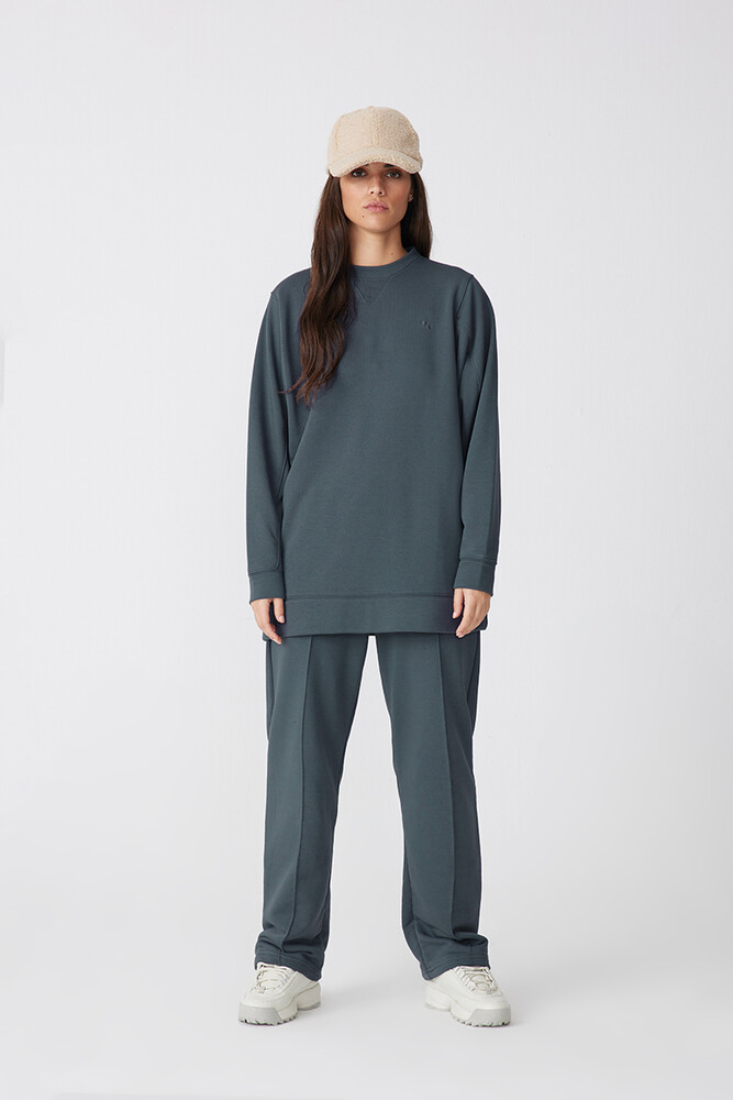 GECE MAVİSİ BASIC SWEATSHIRT - Thumbnail
