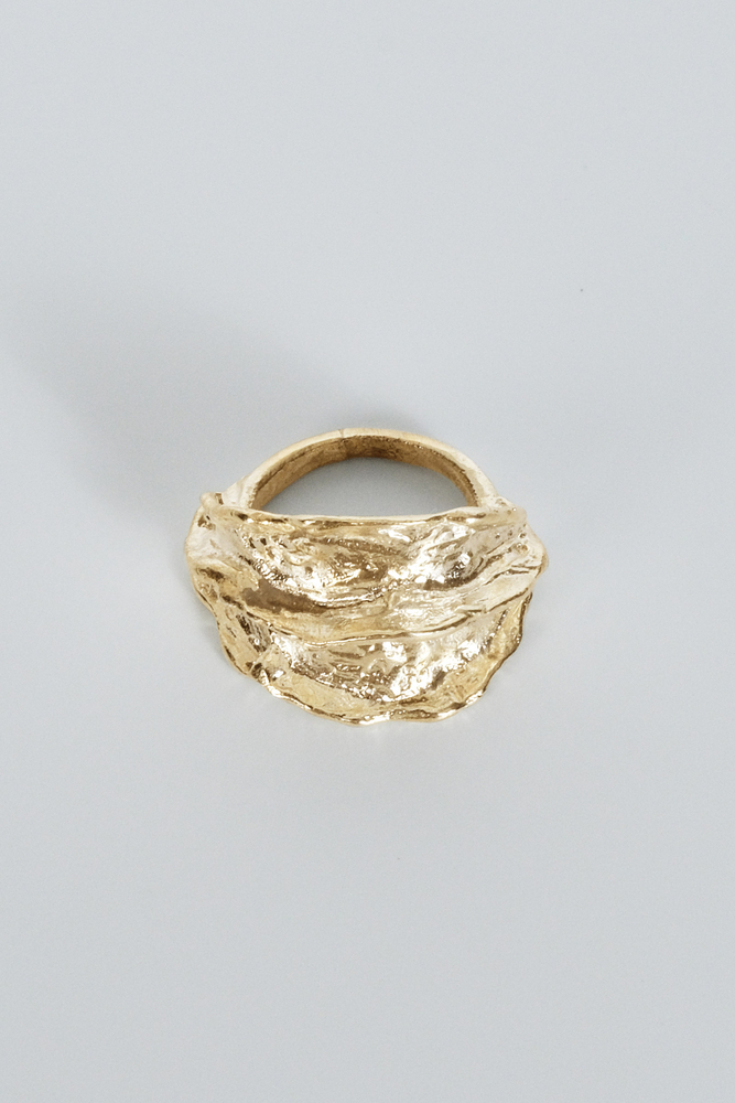 GOLD AMORF YÜZÜK - Thumbnail