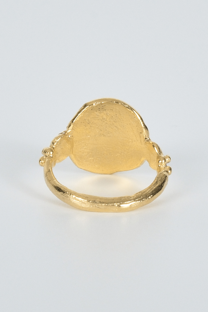GOLD MADALYON YÜZÜK - Thumbnail