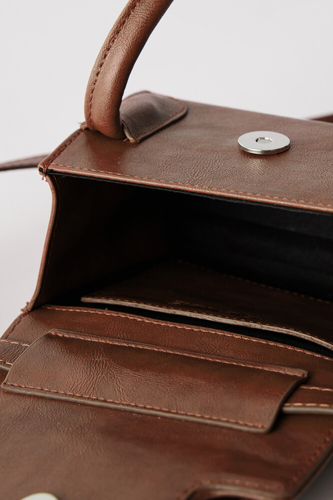 KAHVERENGİ MİNİ ALL DAY BAG - Thumbnail