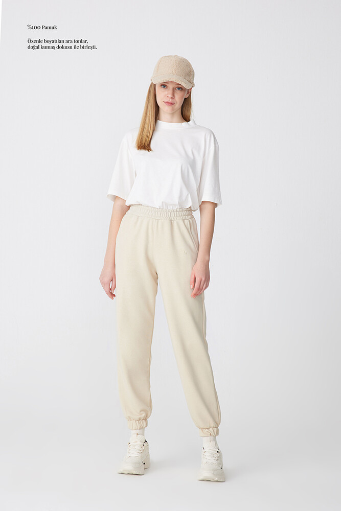 EKRU JOGGER EŞOFMAN ALTI