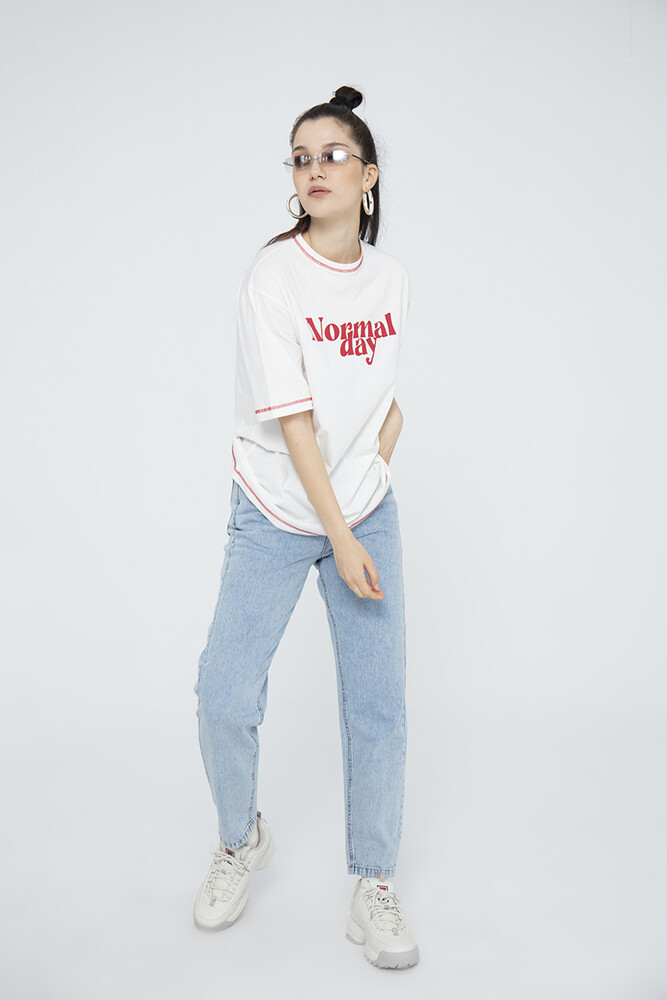 NORMAL DAY PAMUKLU T-SHIRT - Thumbnail