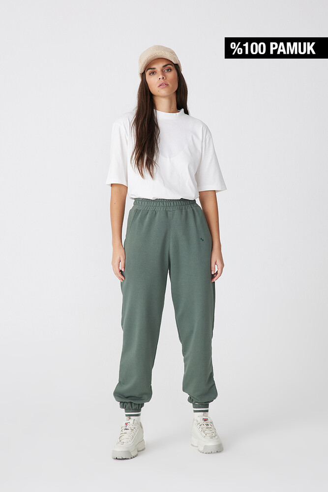 ORMAN YEŞİLİ JOGGER EŞOFMAN ALTI