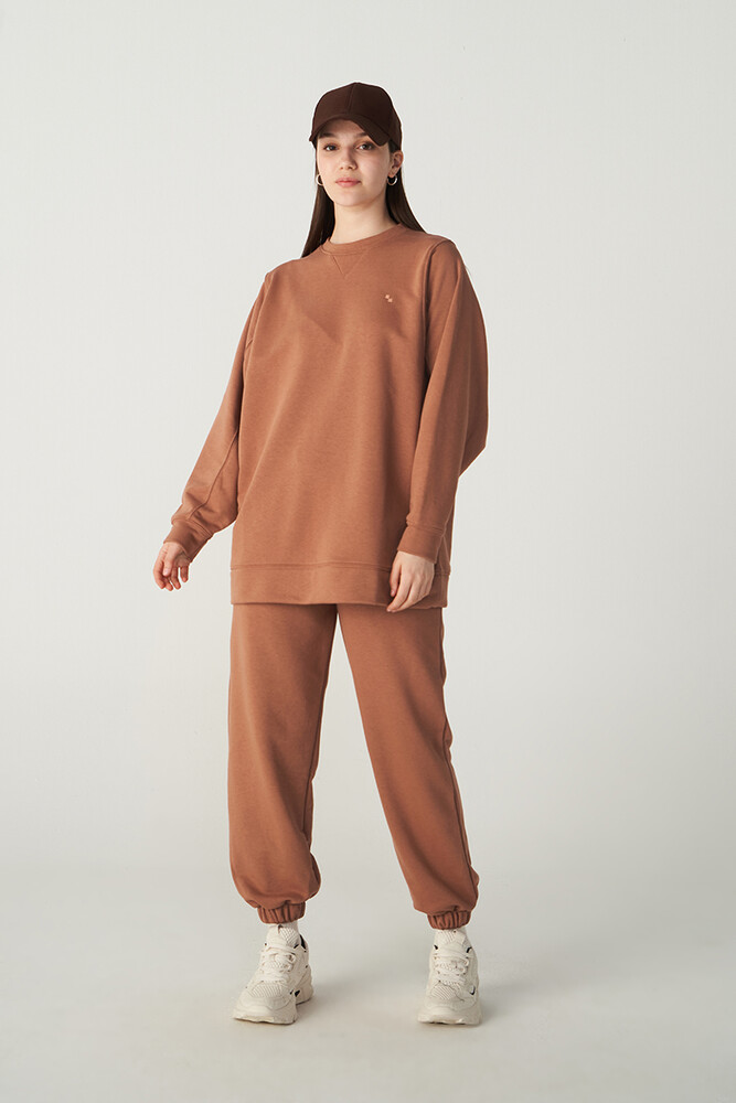 ŞEFTALİ BASIC SWEATSHIRT - Thumbnail