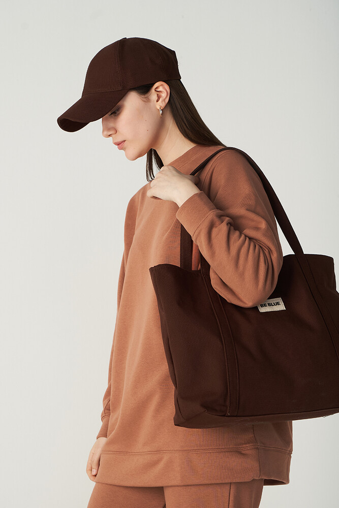 ŞEFTALİ BASIC SWEATSHIRT - Thumbnail