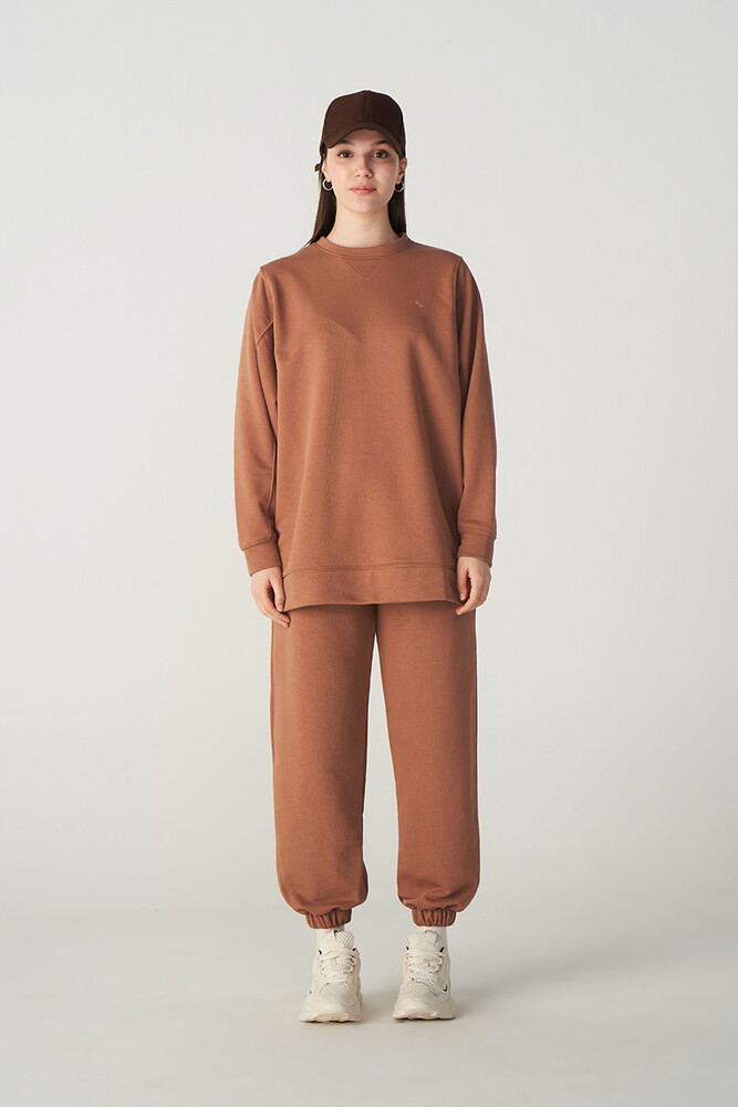 ŞEFTALİ BASIC SWEATSHIRT - Thumbnail