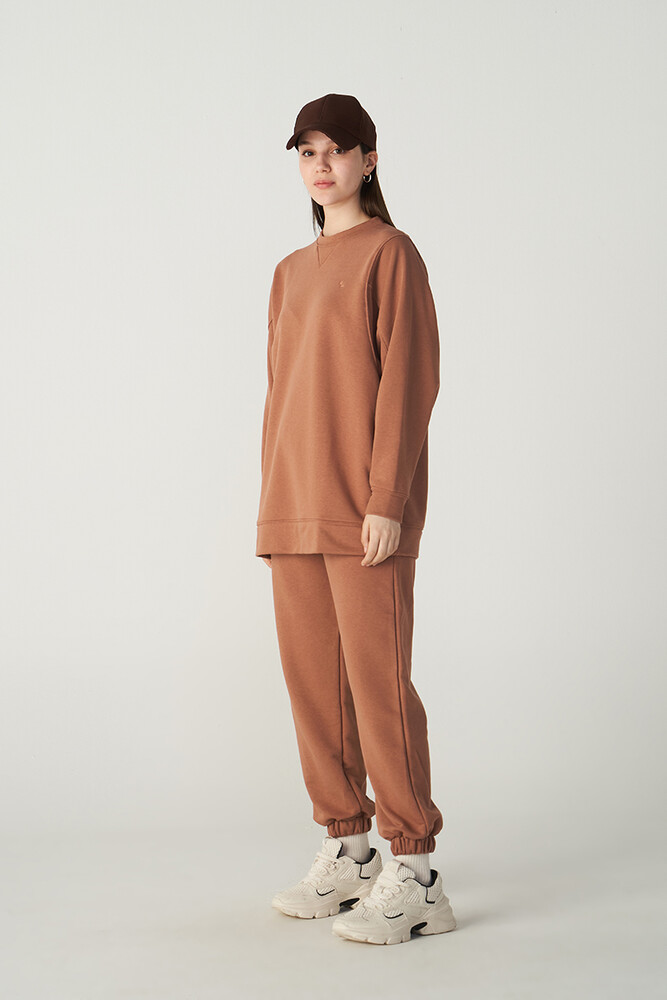 ŞEFTALİ BASIC SWEATSHIRT - Thumbnail