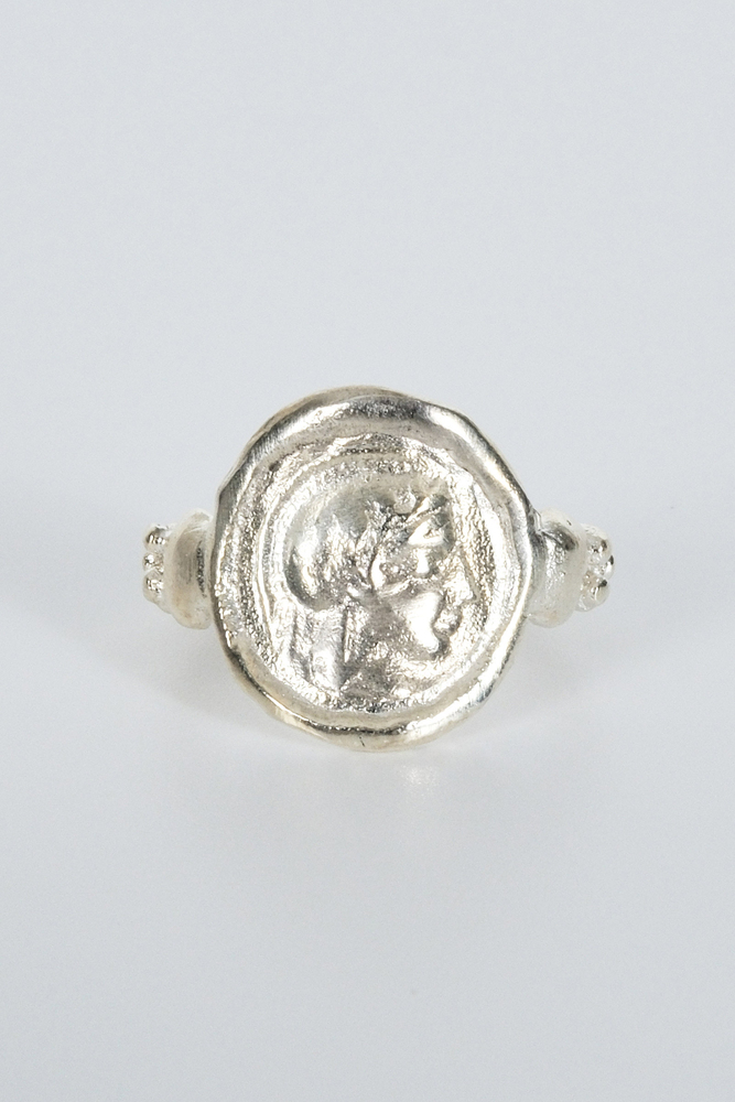 SILVER MADALYON YÜZÜK - Thumbnail