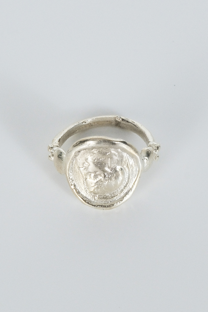 SILVER MADALYON YÜZÜK - Thumbnail