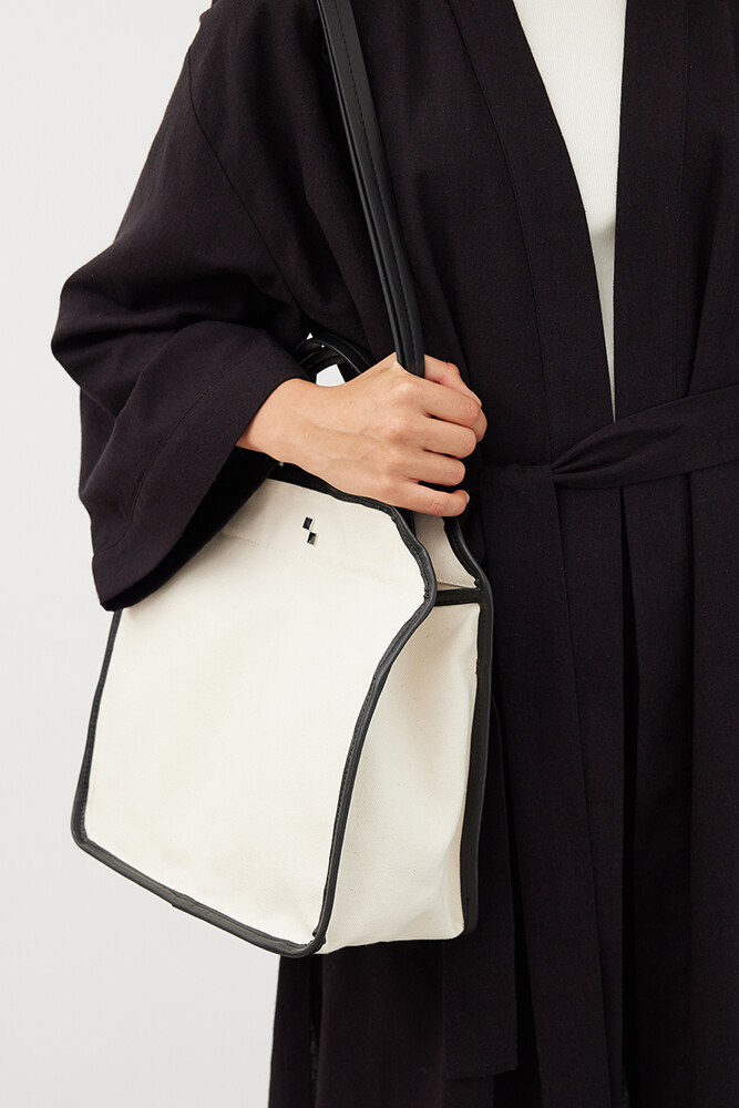 SİYAH DETAYLI DAILY BAG - Thumbnail