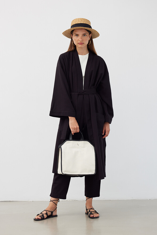 SİYAH DETAYLI DAILY BAG - Thumbnail