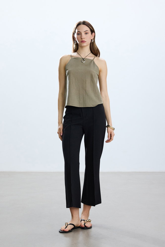 SİYAH FLARE PANTOLON