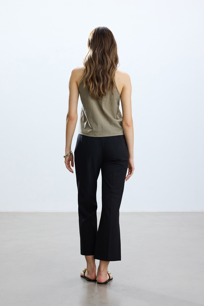 SİYAH FLARE PANTOLON - Thumbnail