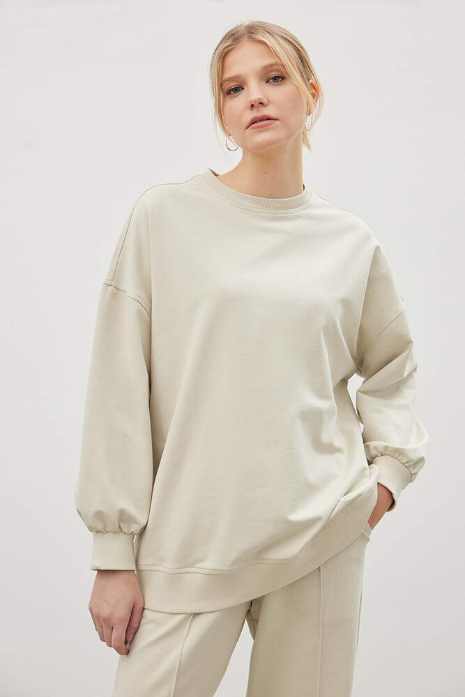 TAŞ İNCE SWEATSHIRT - Thumbnail