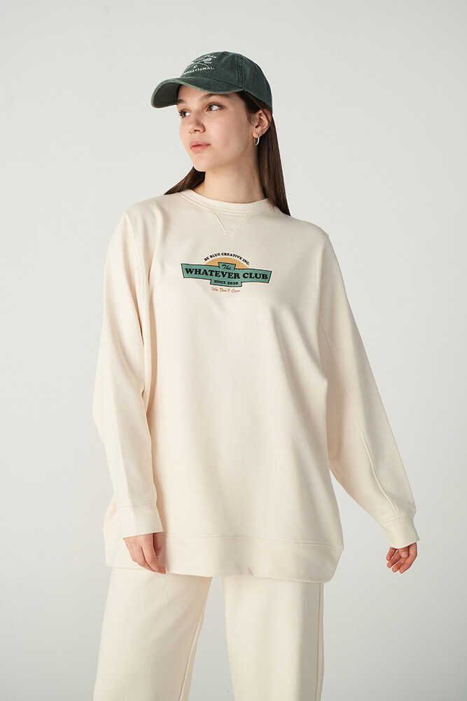 WHATEVER CLUB SWEATSHIRT - Thumbnail