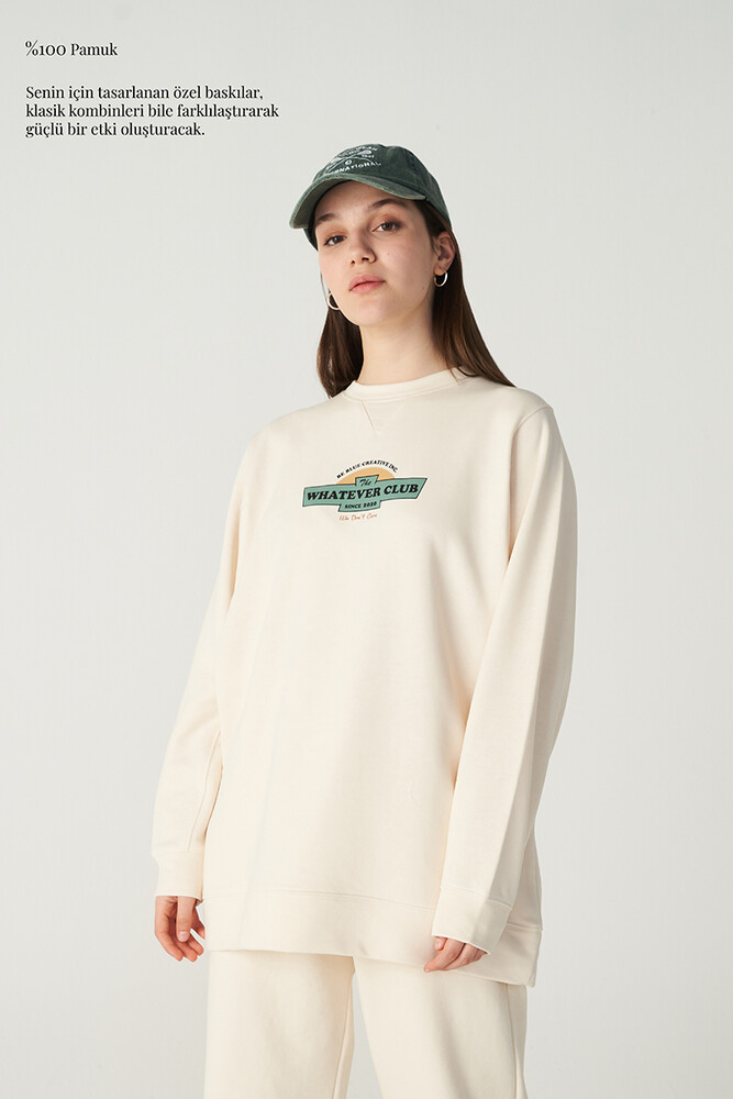 WHATEVER CLUB SWEATSHIRT - Thumbnail