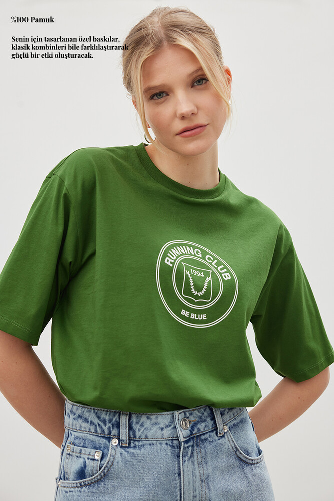 YEŞİL RUNNING CLUB T-SHIRT